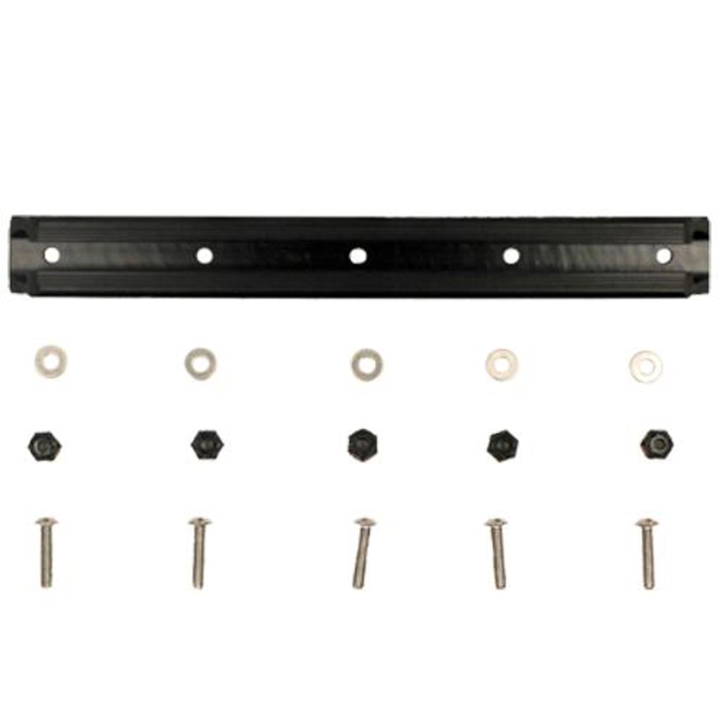 YakAttack 8" Black Kayak GearTrac With Mounting Screws
