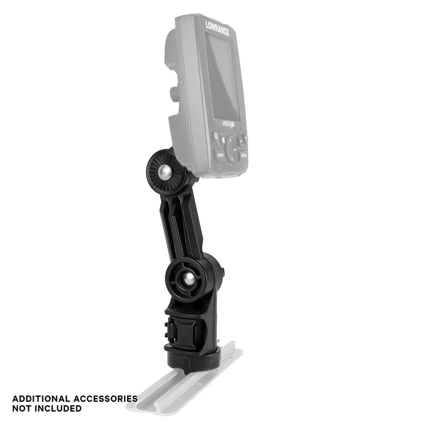 YakAttack Lowrance® Kayak Fish Finder Mount with Track Mounted LockNLoad™ Mounting System