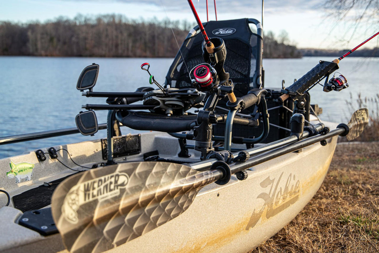 YakAttack MightyMount Duo Rail Adapter - Compatible with Hobie® Kayak H-Rail