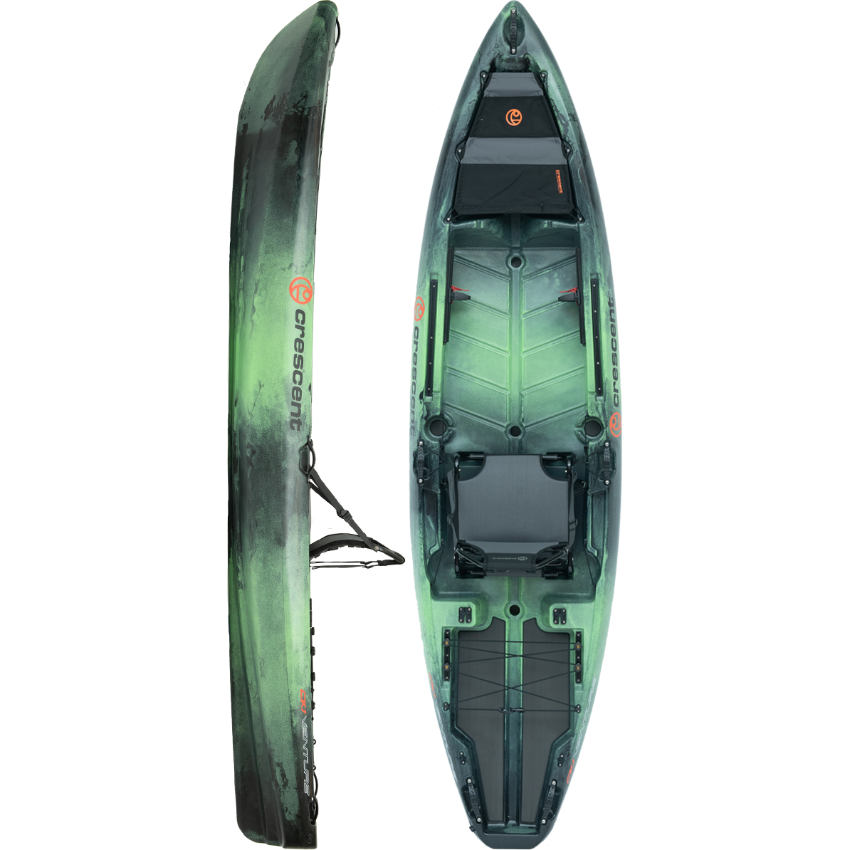 11' Crescent Kayak CK1 Venture Fishing Kayak