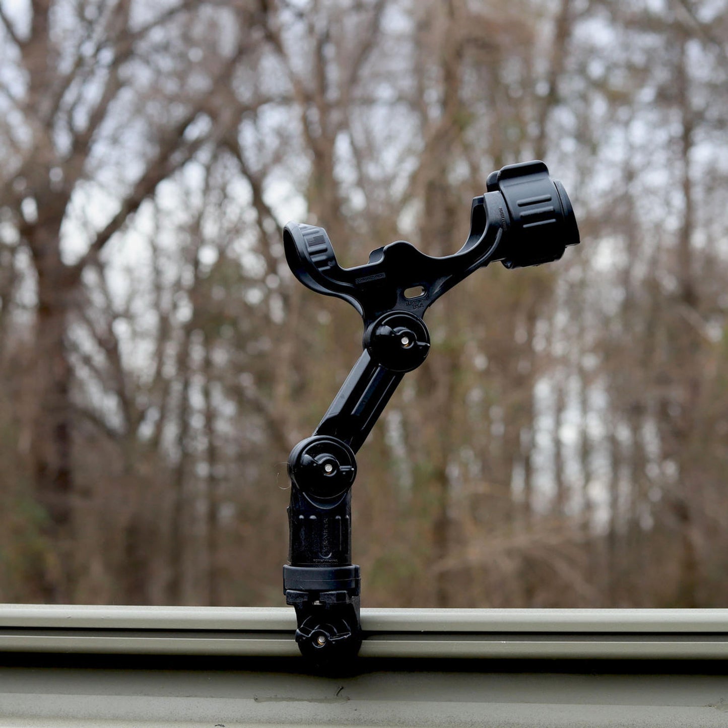 YakAttack Omega Pro Kayak Rod Holder with LockNLoad Track Mounting Base