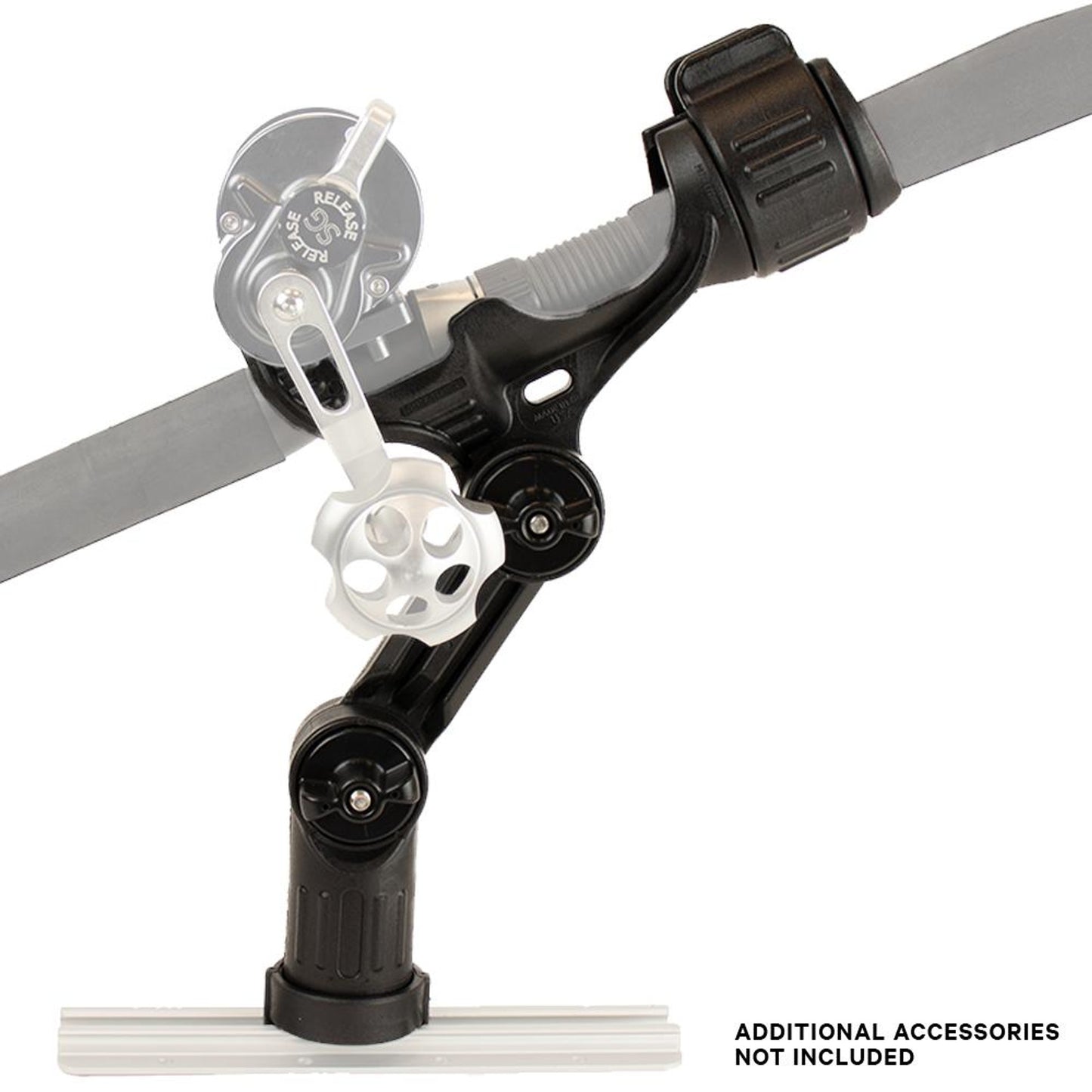 YakAttack Omega Pro Kayak Rod Holder with LockNLoad Track Mounting Base