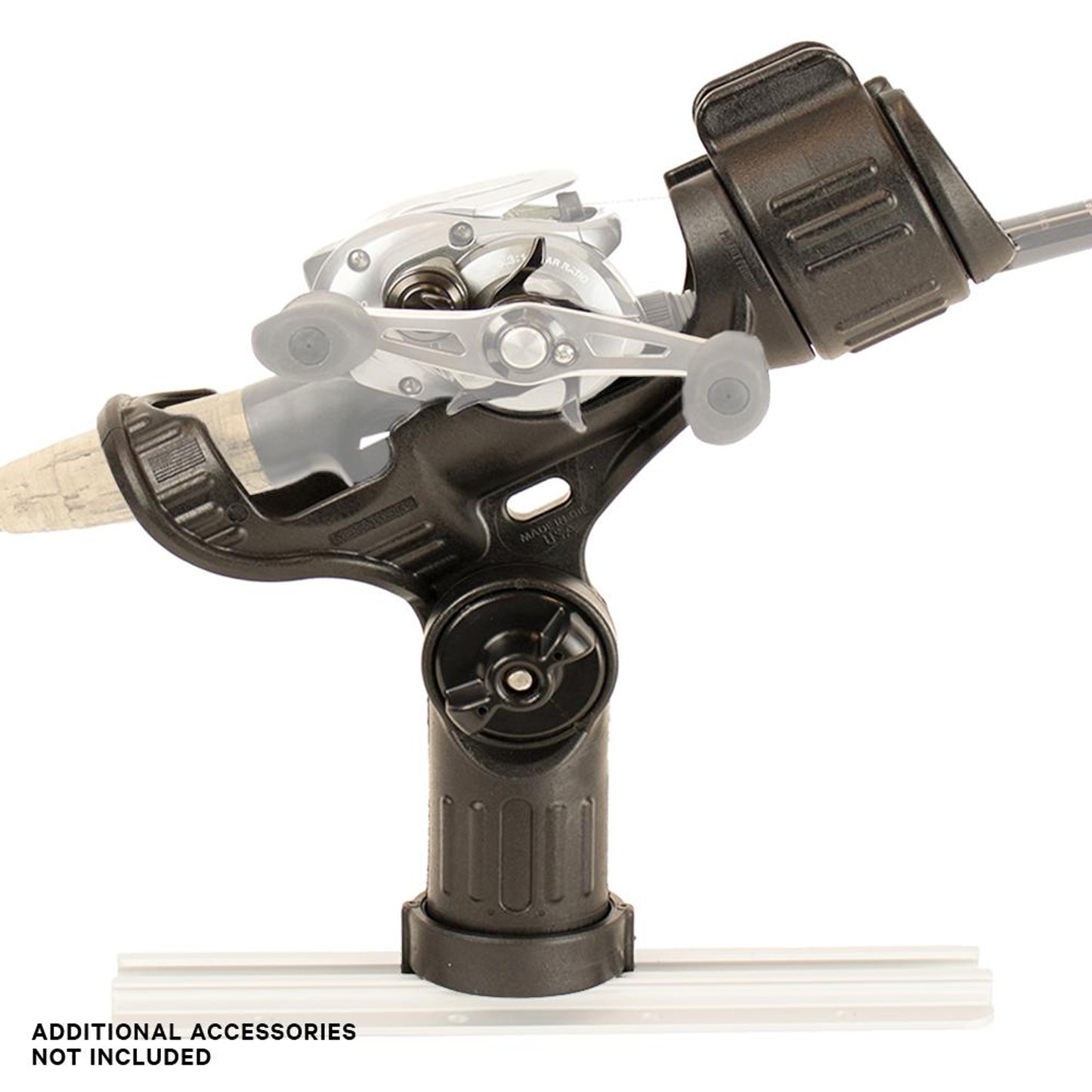 YakAttack Omega Kayak Rod Holder with LockNLoad Track Mounting Base