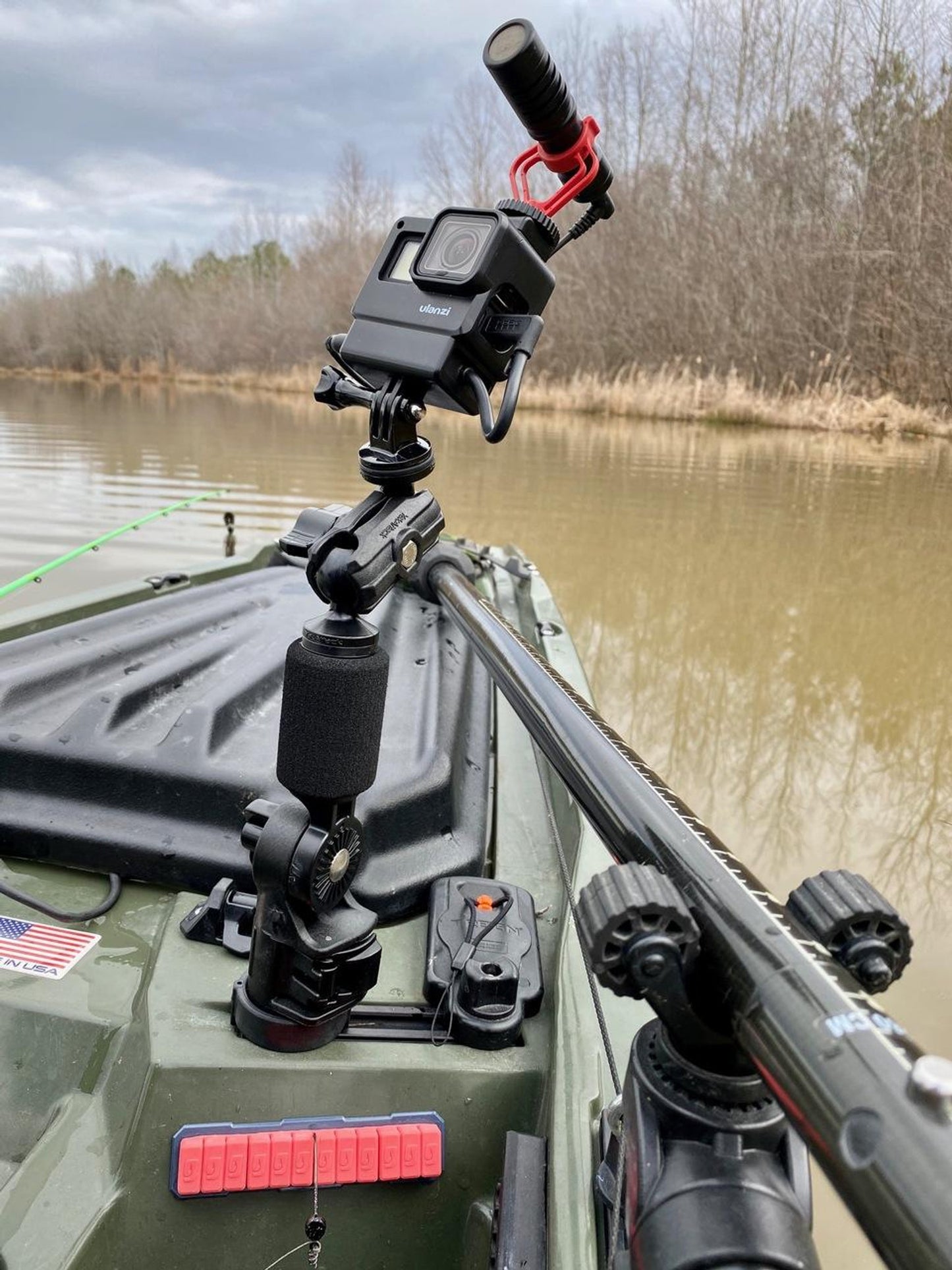YakAttack 11.5" PanFish Portrait Pro™ Kayak Camera Mount