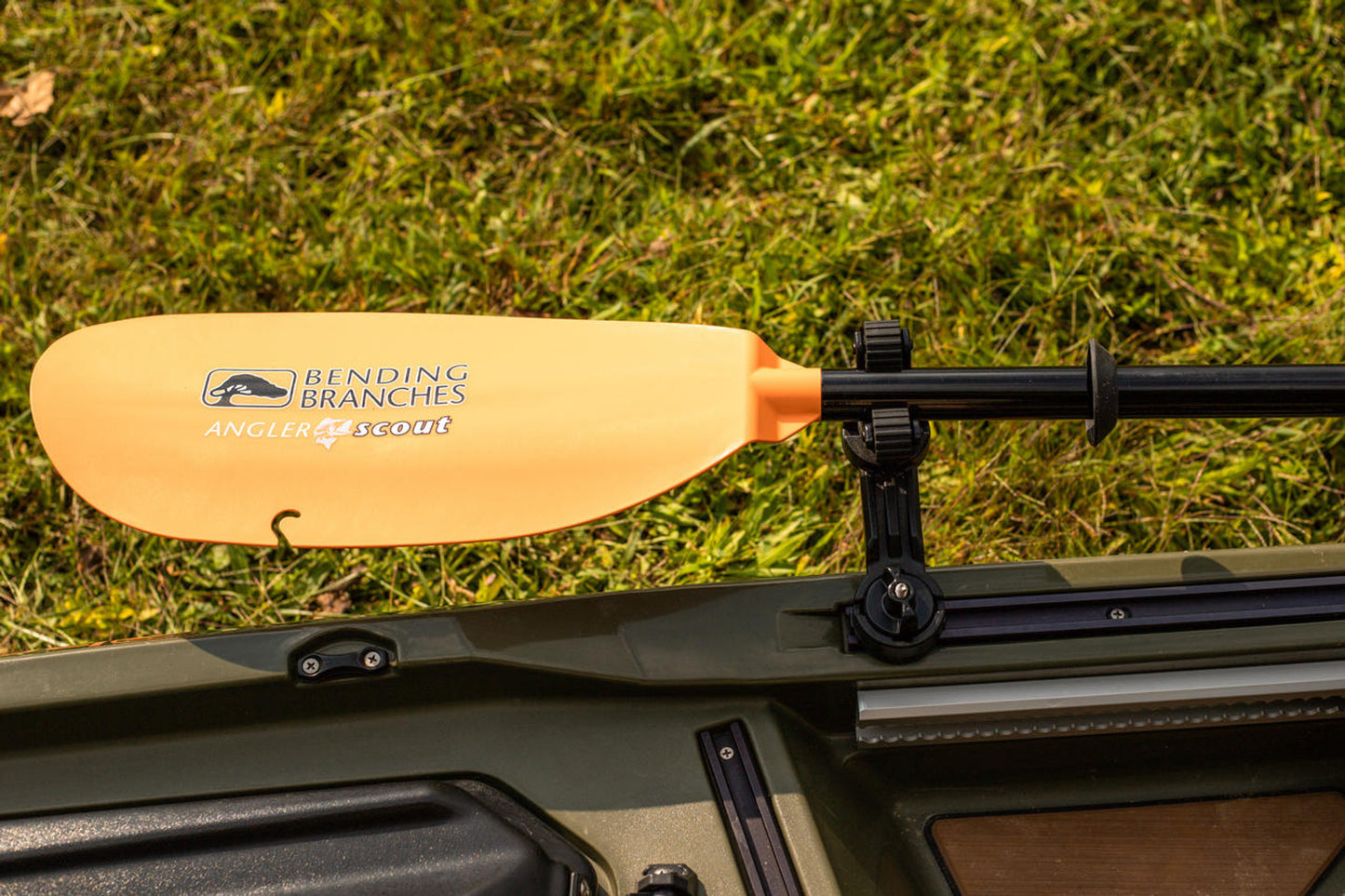 YakAttack RotoGrip Kayak Paddle Holder, Track Mount