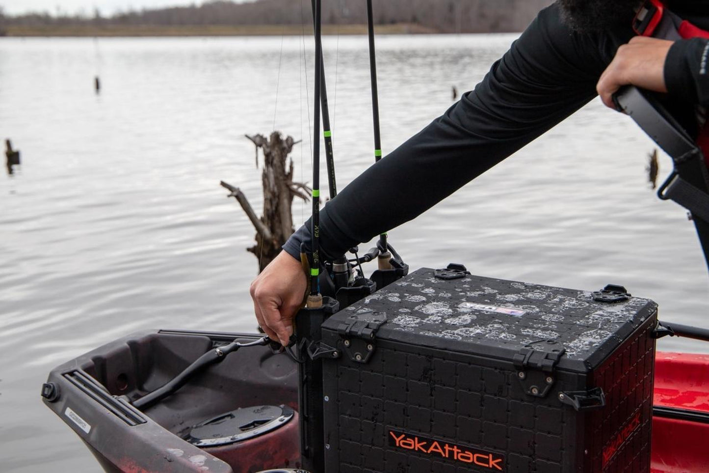 YakAttack TetherTube Kayak Rod Holder with Hardware