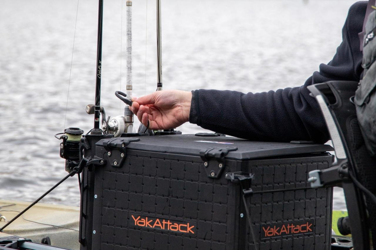 YakAttack TetherTube Kayak Rod Holder with Hardware