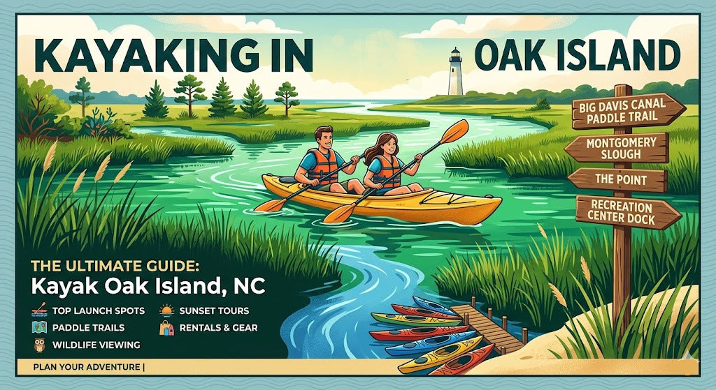 The Ultimate Guide to Kayaking in Oak Island, NC: Hidden Creeks, Salt Marshes, and Secret Launch Spots