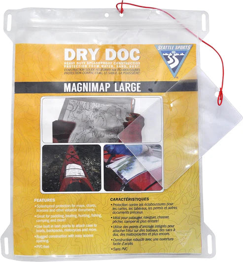 Seattle Sports - Dry Doc™ On Water Kayak Map Pouch - MagniMap