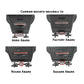 Malone - SeaWing™ Rear Loading Kayak Carrier with Tie-Downs - V Style
