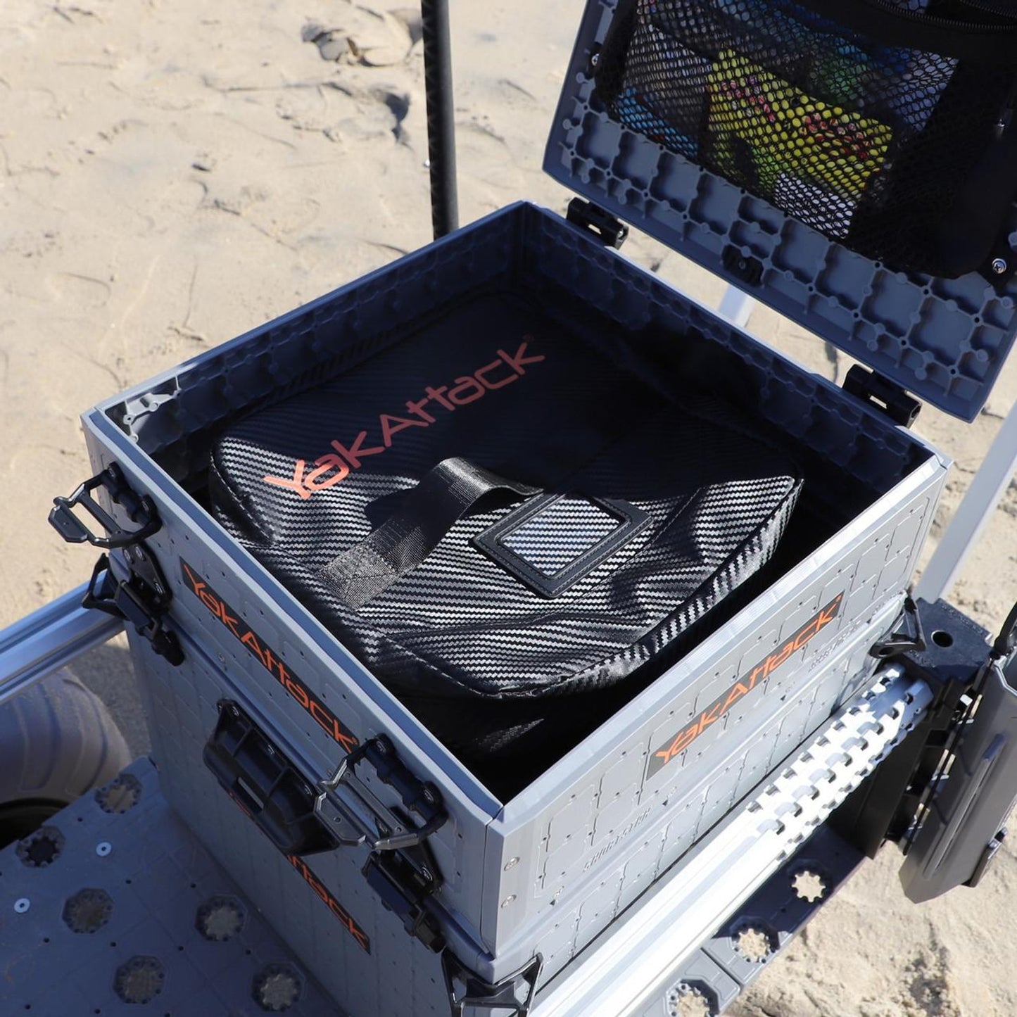 Yakattack - 12” x 12” HD Bait Binder, Black Carbon