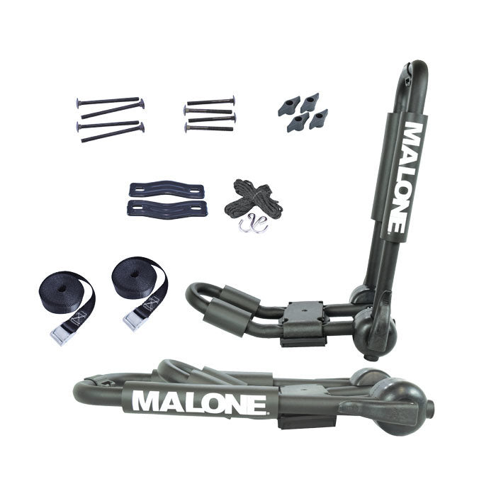 Malone - FoldAway-J™ Kayak Carrier with Tie-Downs - J-Style