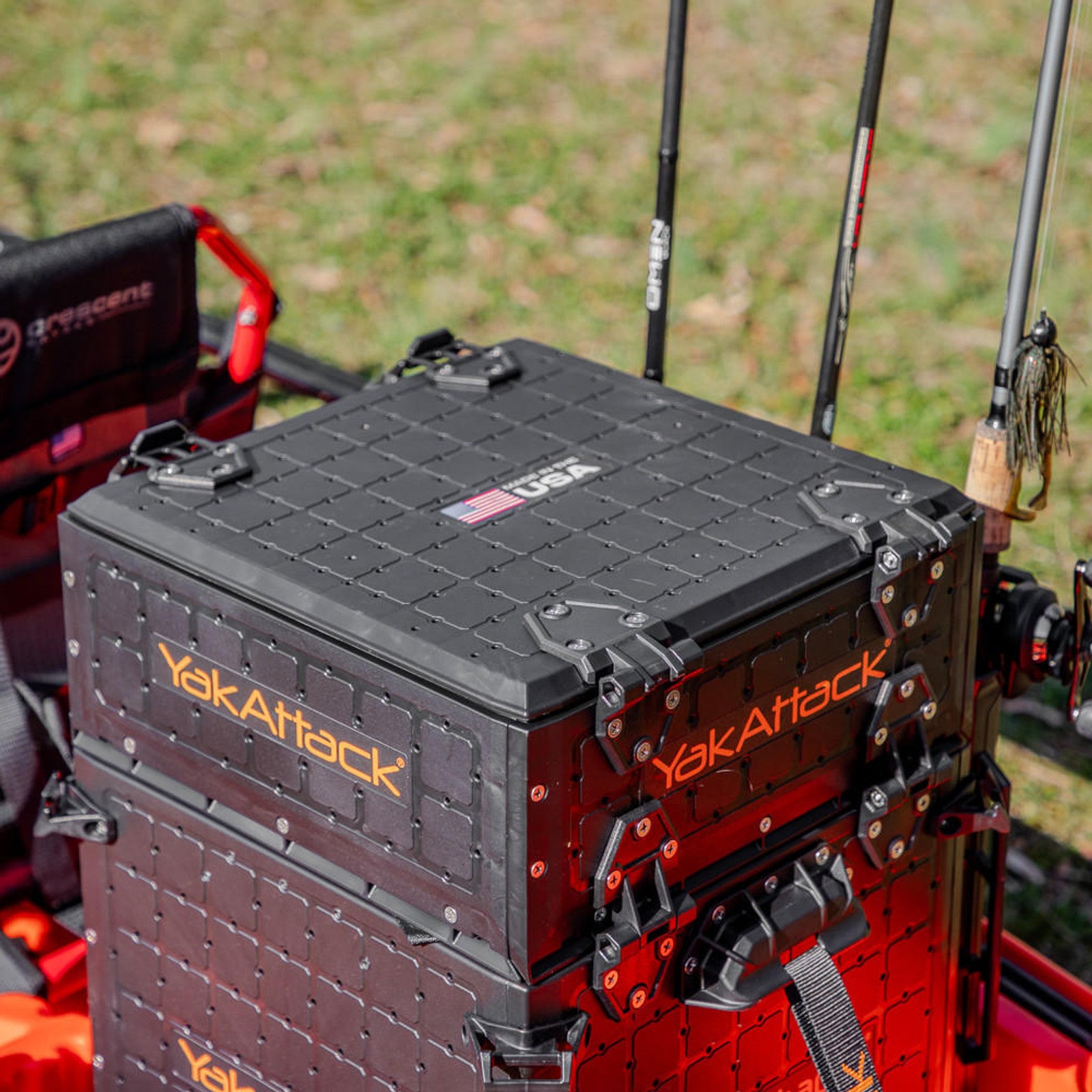 best tackle boxes for a blackpak YakAttack - ShortStak Upgrade Kit for 13x13 BlackPak Pro