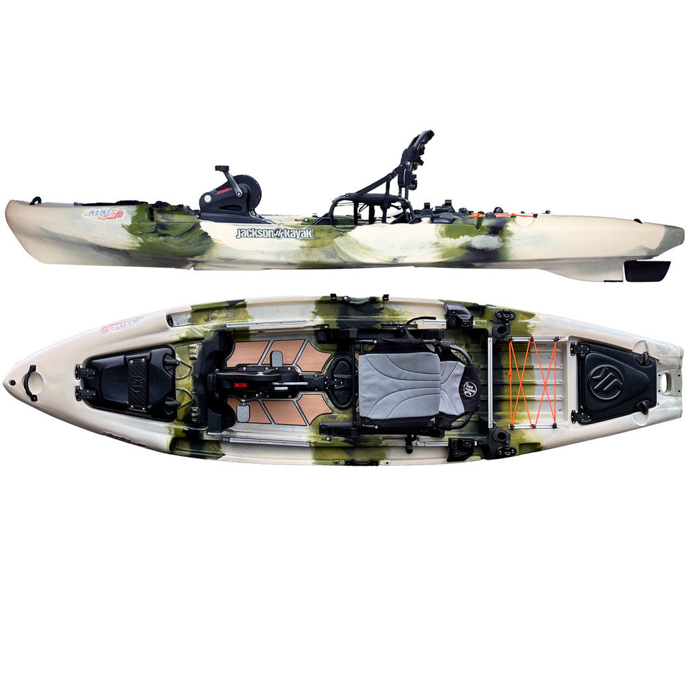 13' 3" Jackson Kayak Big Rig FD Pedal Drive Fishing Kayak