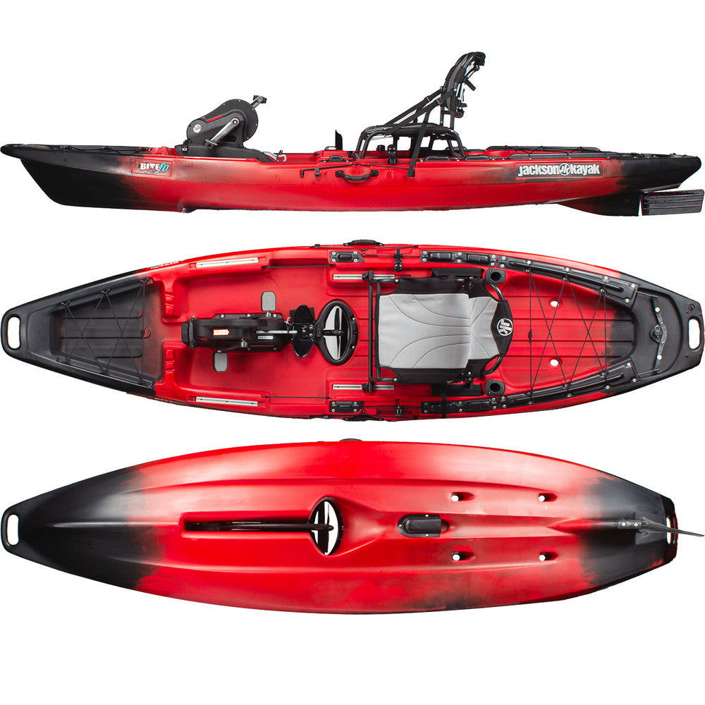 11' 6" Jackson Kayak Bite FD Pedal Drive Fishing Kayak