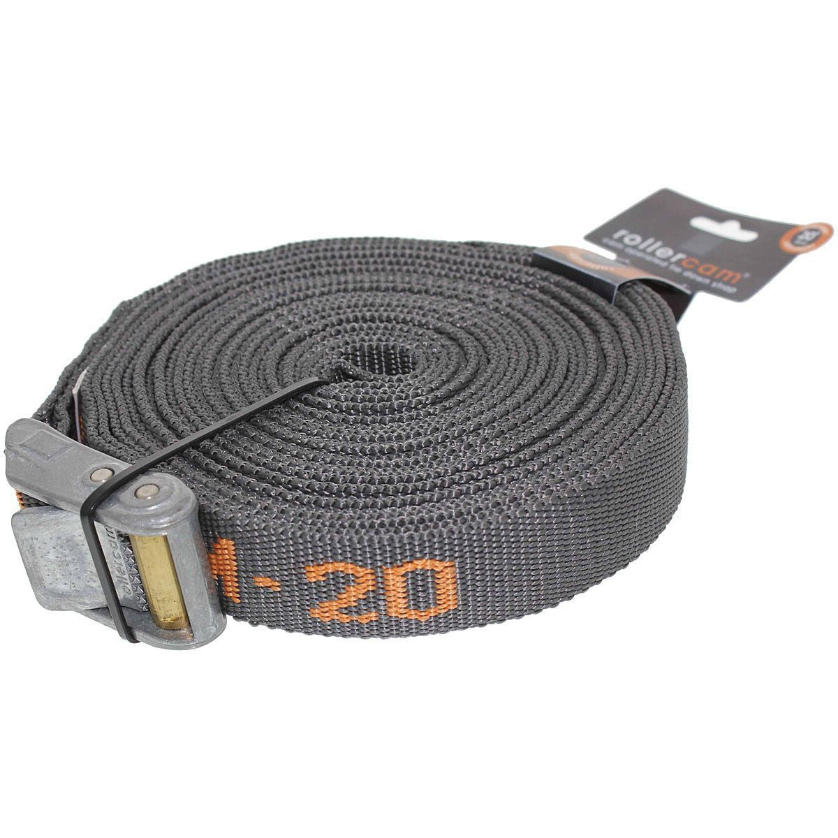 RollerCam - 1" Straight End Kayak Lashing Strap - Tie-Downs