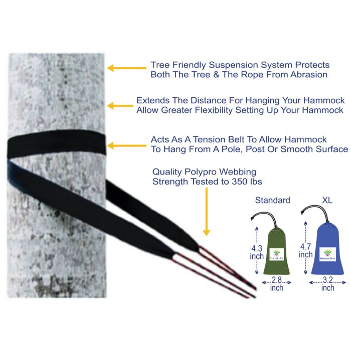 Hammock Bliss - Standard Hammock Tree Straps
