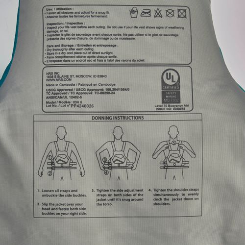 NRS - Ion Low Profile Kayak PFD