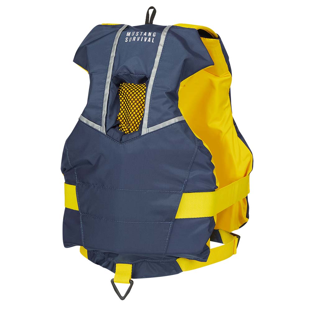 Mustang Survival - Youth Bobby Foam Kayak PFD/Vest - Yellow/Navy