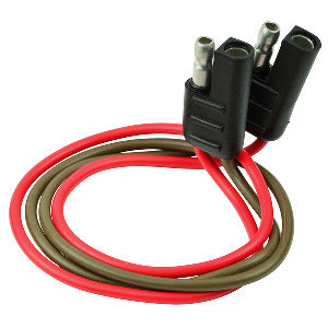 Ancor Kayak Battery Connector Flat 2-Wire - 12" Loop