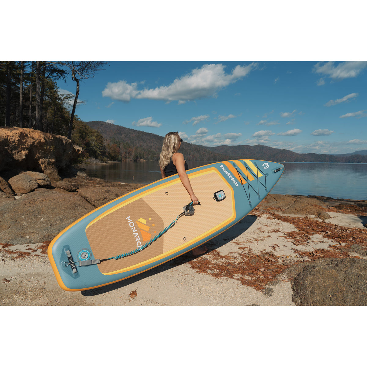 11' BadFish Monarch Inflatable Standup Paddleboard (SUP)