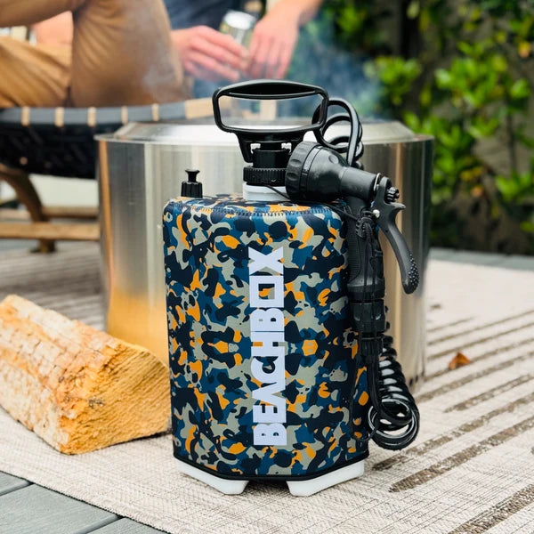 BeachBox - Portable Outdoor Shower Tank and Sprayer