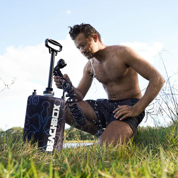 BeachBox - Portable Outdoor Shower Tank and Sprayer