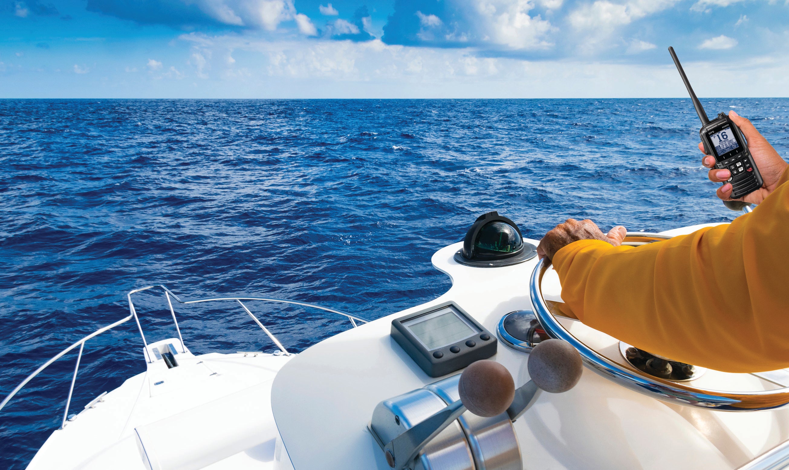 Standard Horizon HX890 Floating Watt Class H DSC Handheld VHF/GPS –  YAKWORKS