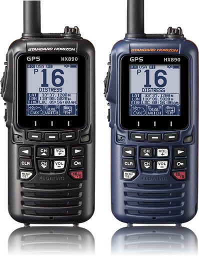 Standard Horizon HX890 Floating 6 Watt Class H DSC Handheld VHF/GPS