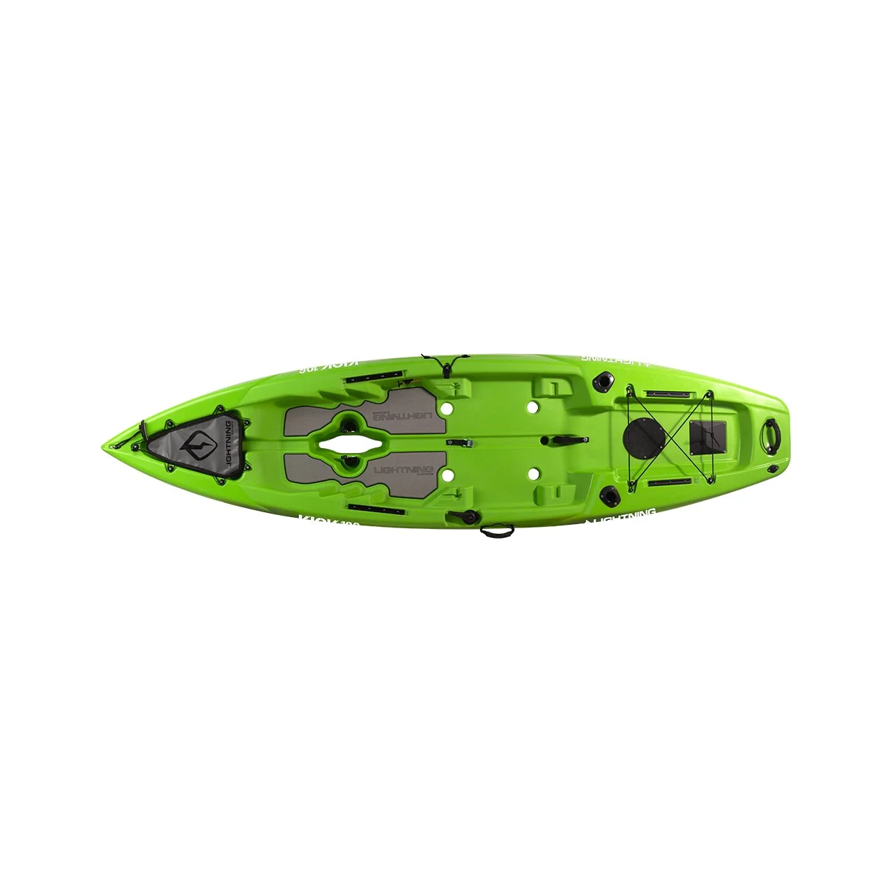 10"6" Lightning Kick 106 Pedal Drive Fishing Kayak