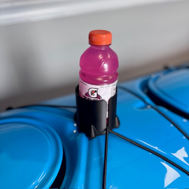The Yakworks - Kayak Bungee Cup Holder - Can, Drink & Bottle Holder