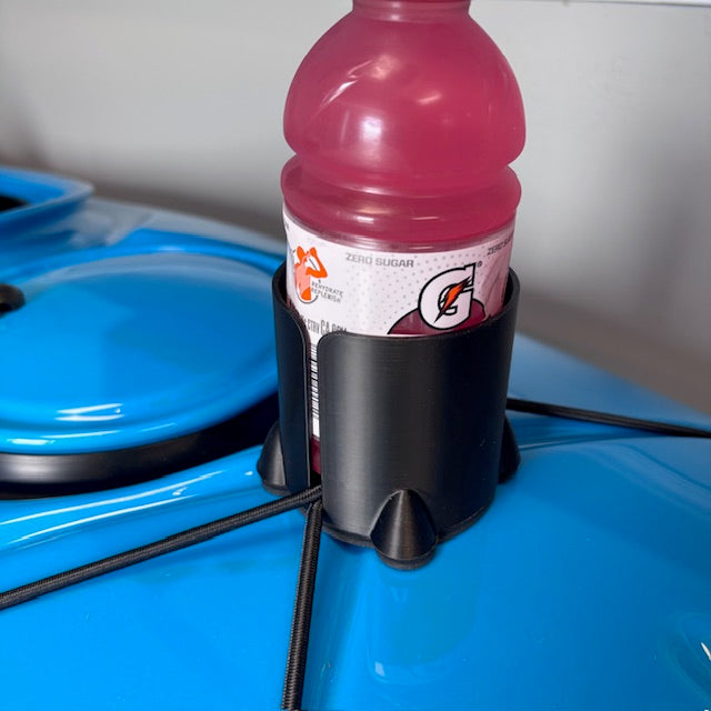 The Yakworks - Kayak Bungee Cup Holder - Can, Drink & Bottle Holder
