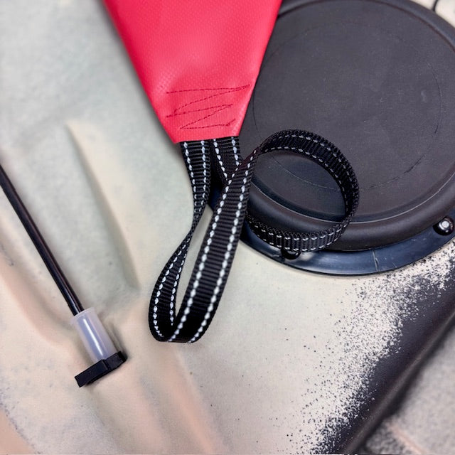 The Yakworks Reflective Kayak Safety Hauling / Towing Flag