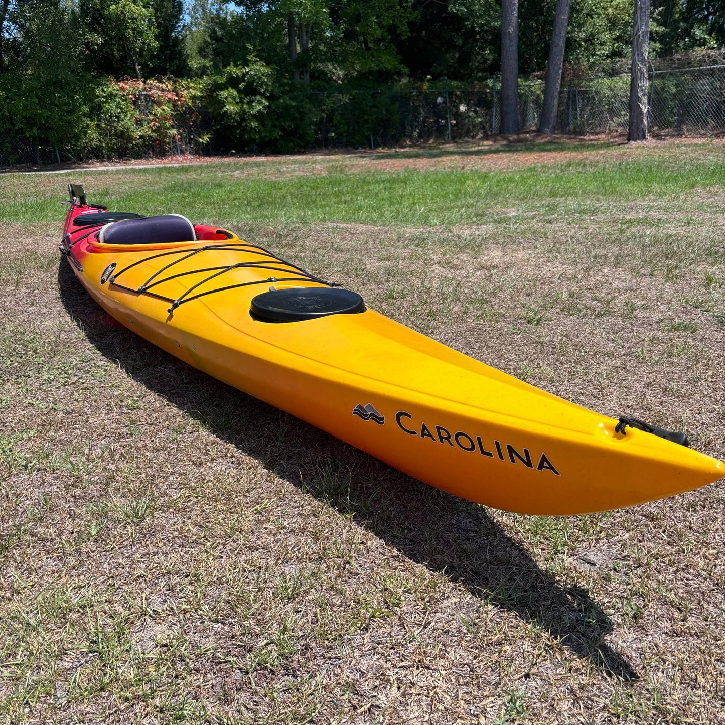 14' Perception Carolina Sit-In Kayak with Rudder (USED)
