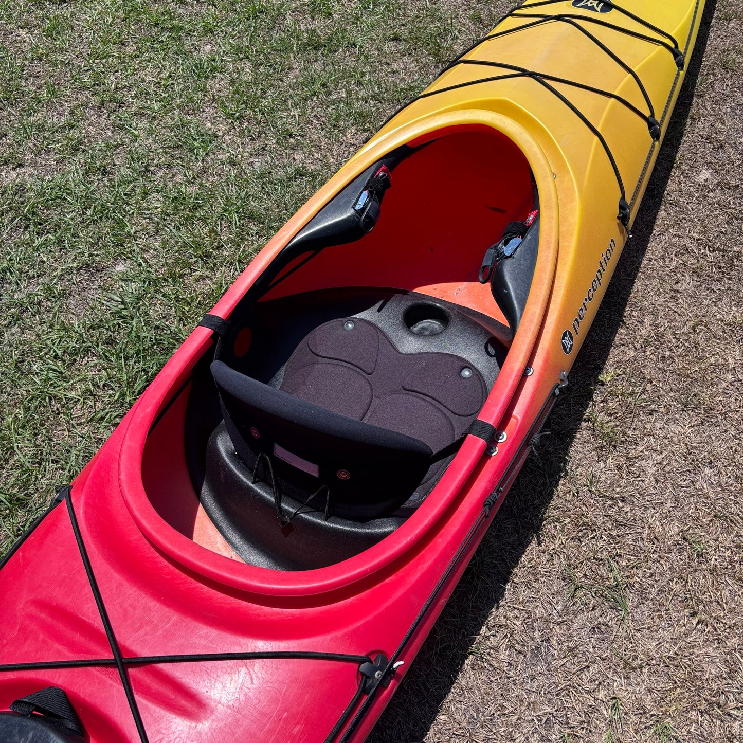 14' Perception Shadow Sit-In Kayak with Rudder (USED)