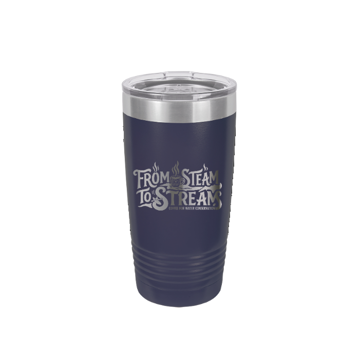 The Official Steam to Streams Kayak Coffee 20oz. Tumbler