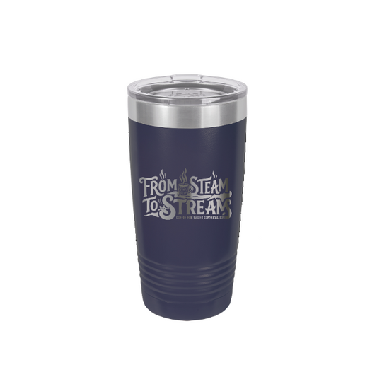 The Official Steam to Streams Kayak Coffee 20oz. Tumbler