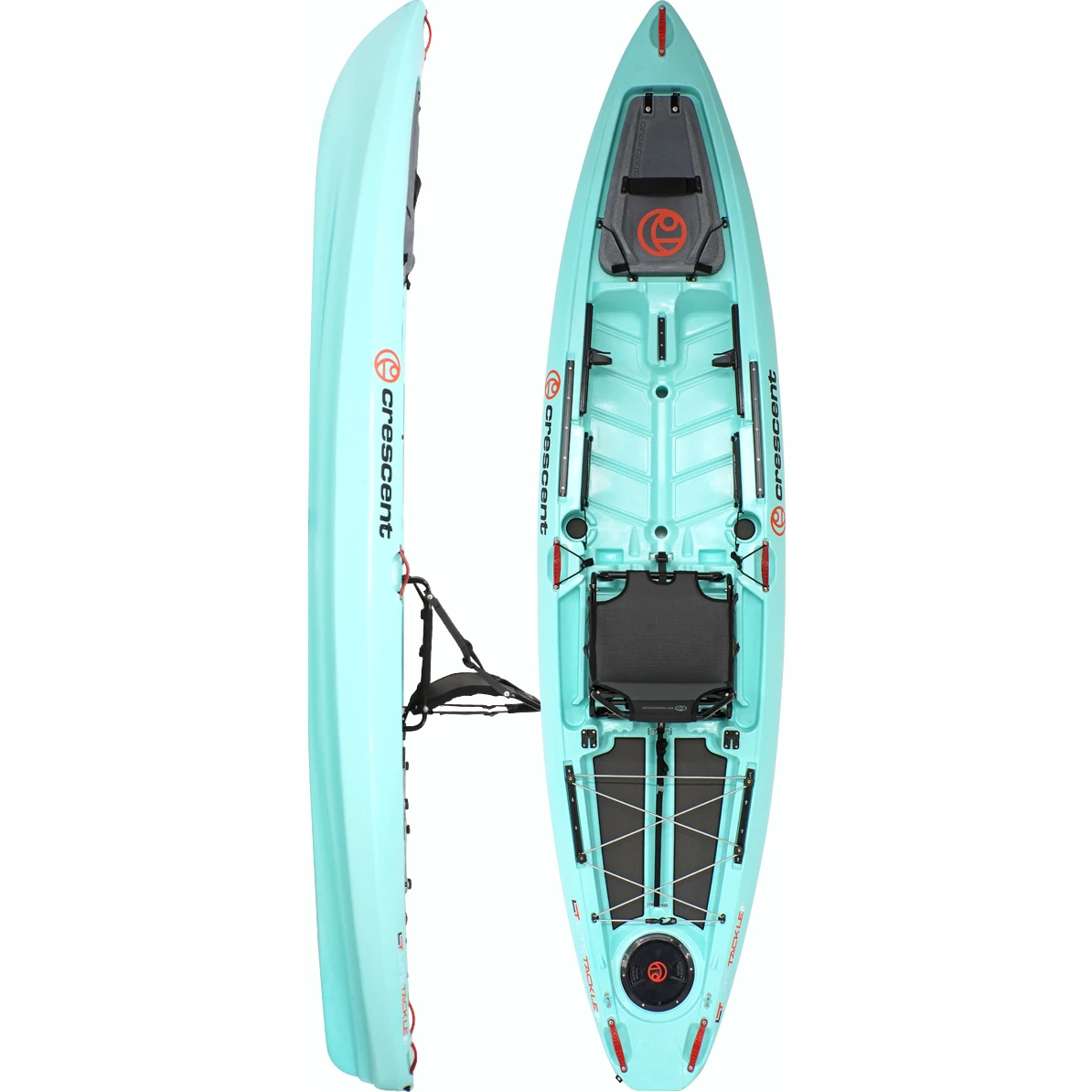 12' 4" Crescent Kayak Lite Tackle II Fishing Kayak