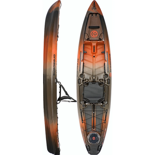 12' 4" Crescent Kayak LiteTackle II Fishing Kayak