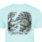 "The Swamp Spirit" Performance Short Sleeve Kayaking Shirt - UPF 50+ Sunblocking