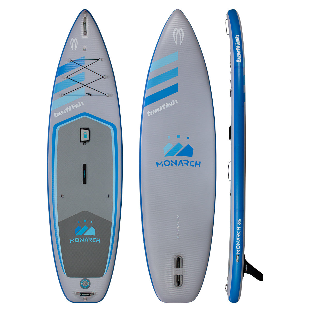 11' BadFish Monarch Inflatable Standup Paddleboard (SUP)