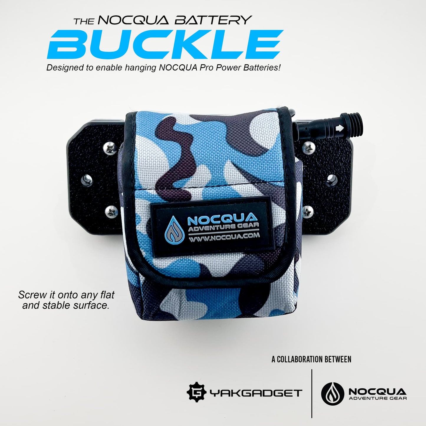 Nocqua - Kayak Battery Mounting Buckle by YAKGADET