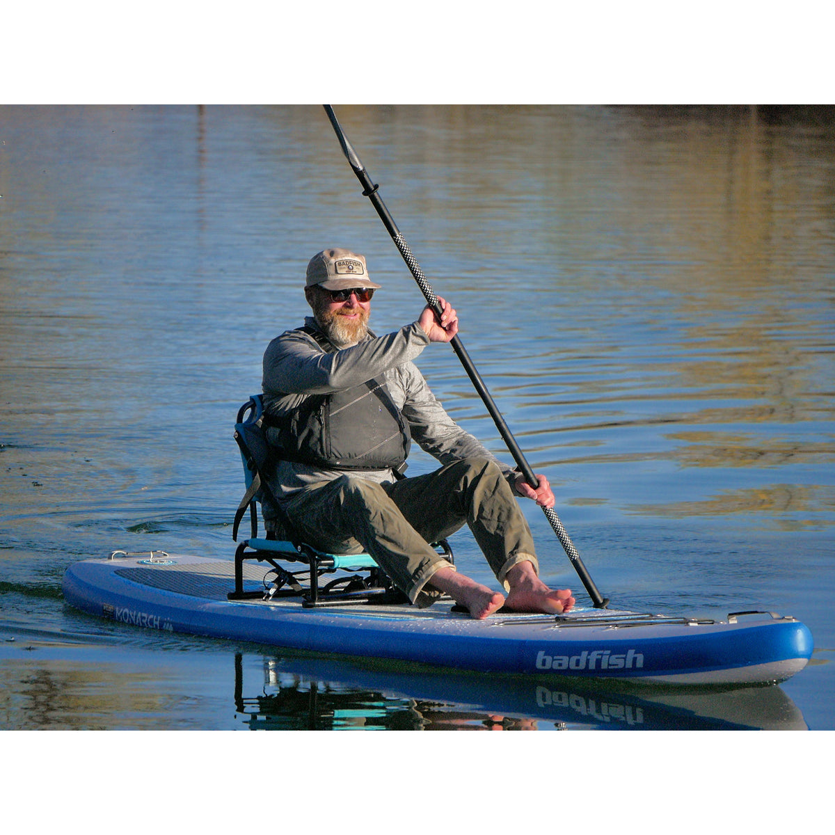 11' BadFish Monarch Inflatable Standup Paddleboard (SUP)