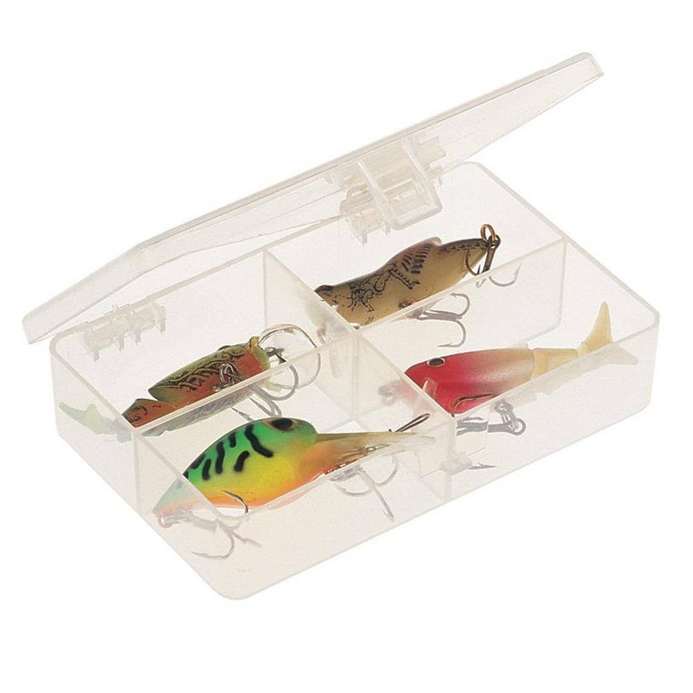 Plano Four-Compartment Tackle Organizer - Clear