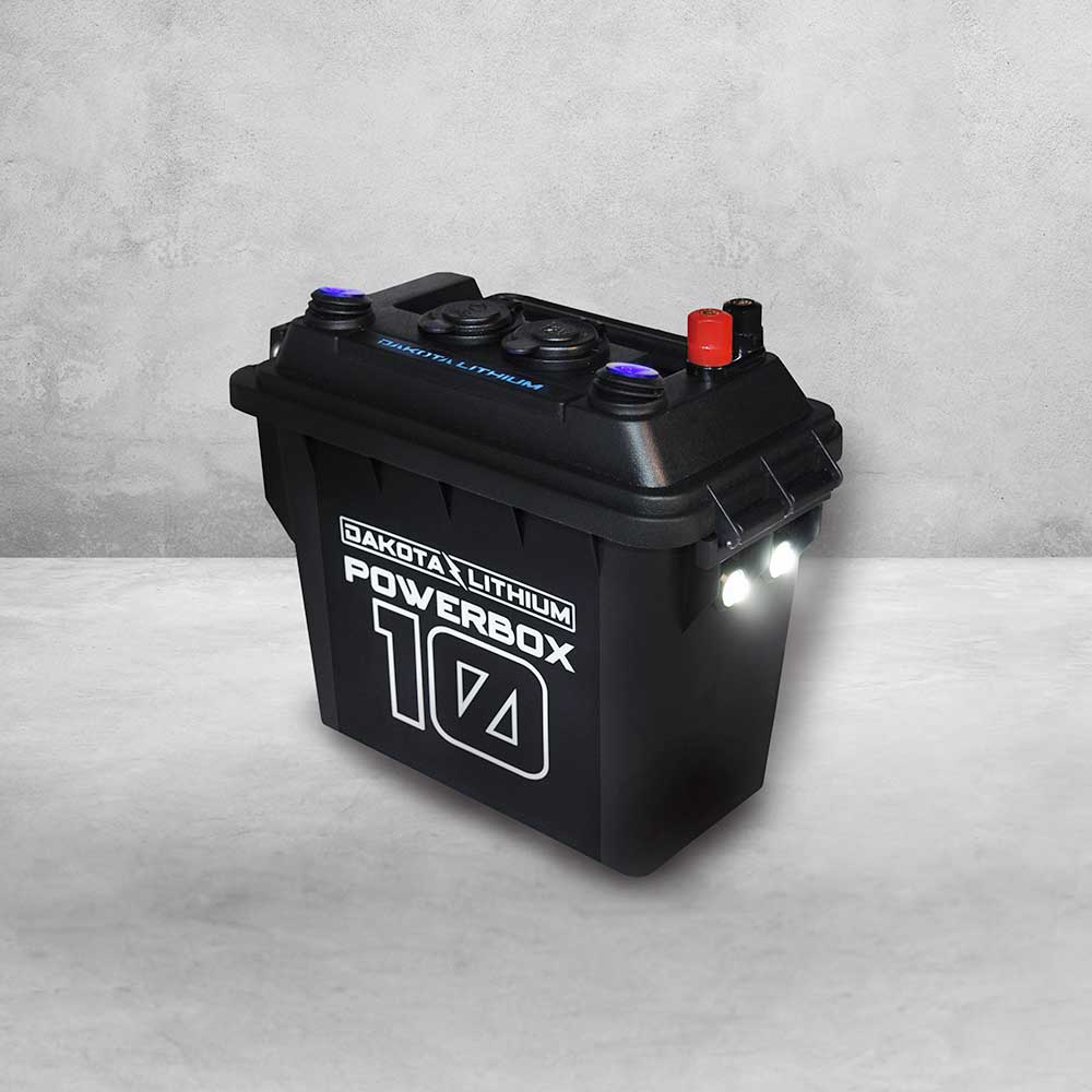 Dakota Lithium Kayak Powerbox 10, 12v 10Ah Battery Included