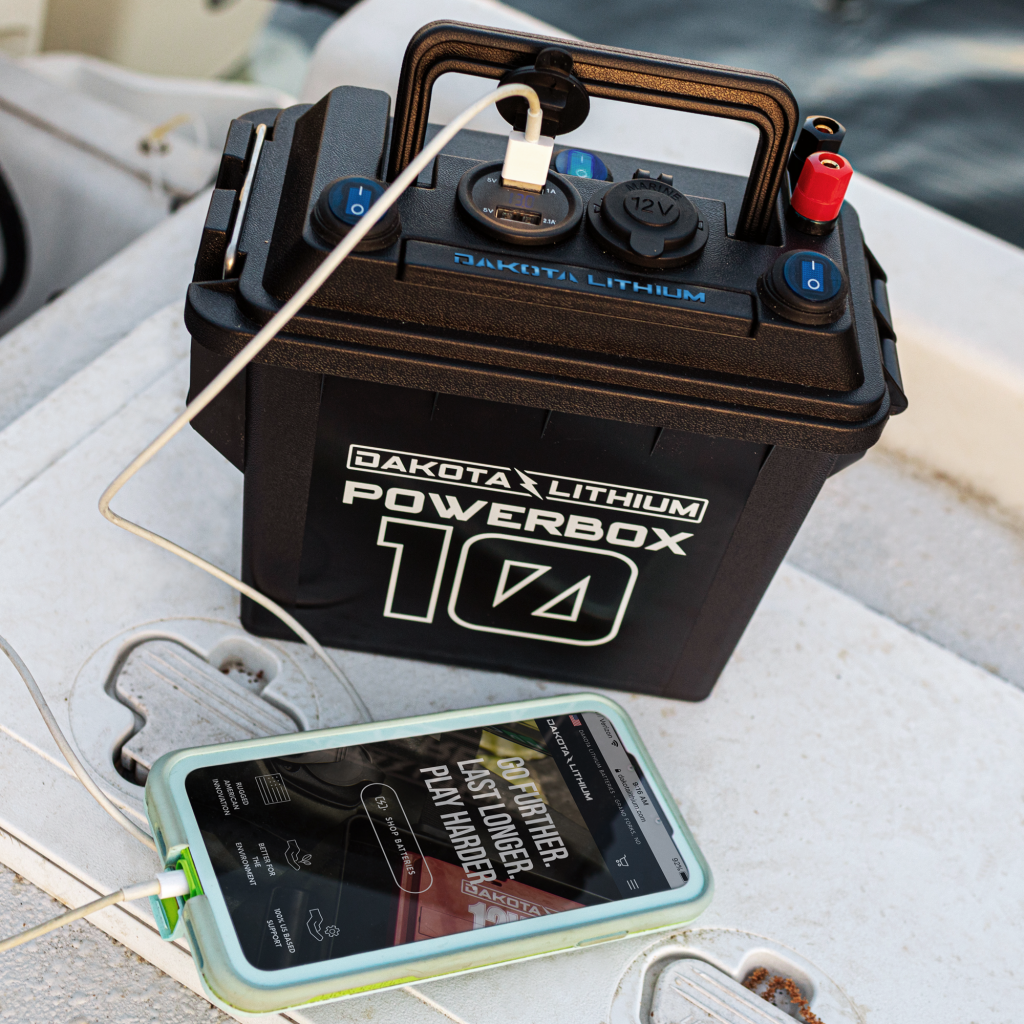 Dakota Lithium Kayak Powerbox 10, 12v 10Ah Battery Included