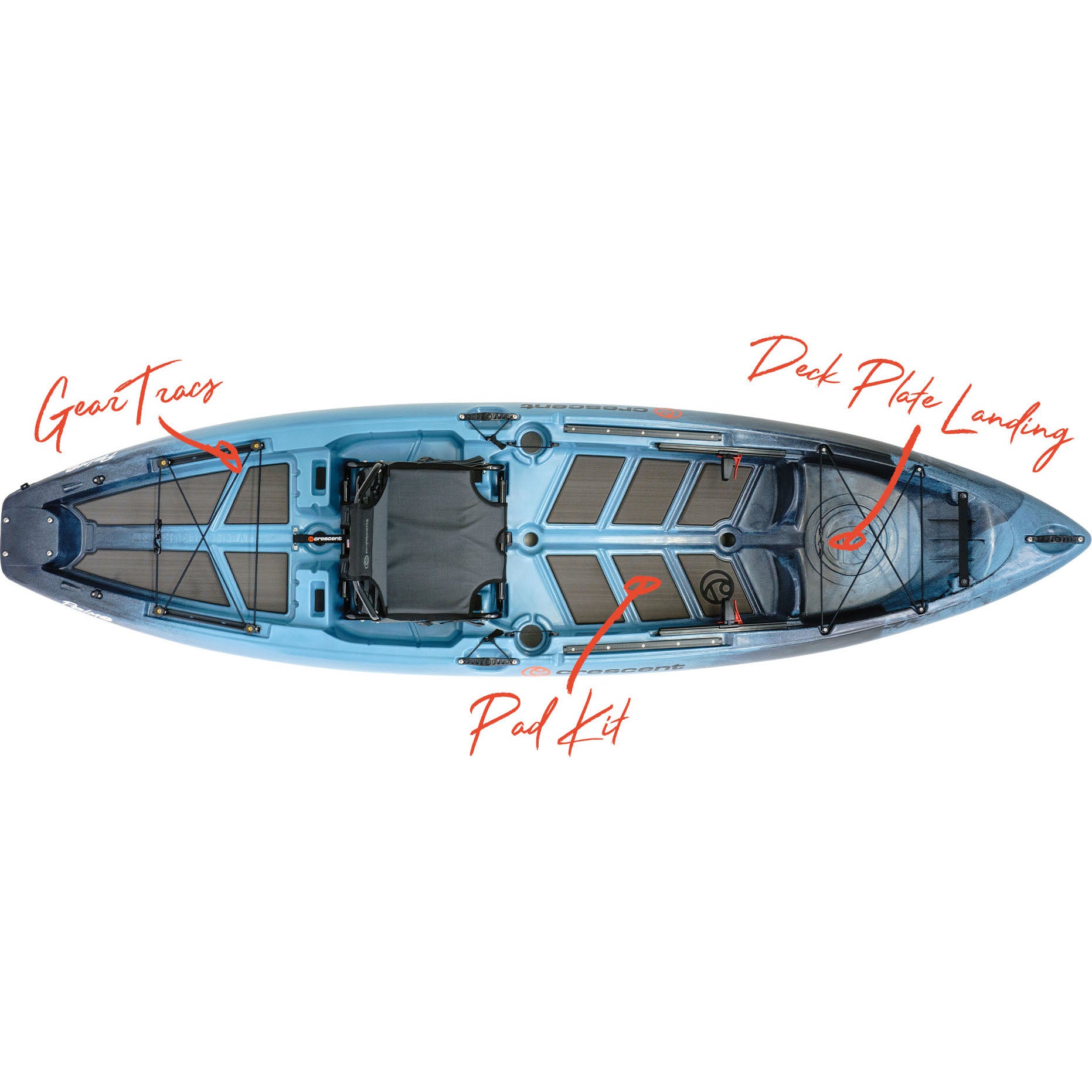 dragon pro fisher kayak accessories 10' 6" Crescent Kayak Primo Fishing Kayak