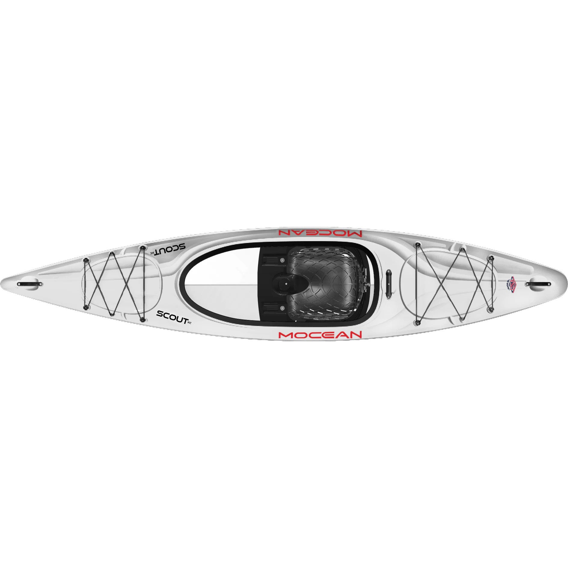 12' Mocean Kayak Scout XC Large Cockpit Touring Kayak – Yakworks