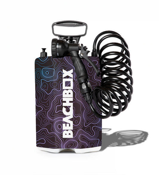 BeachBox - Portable Outdoor Shower Tank and Sprayer
