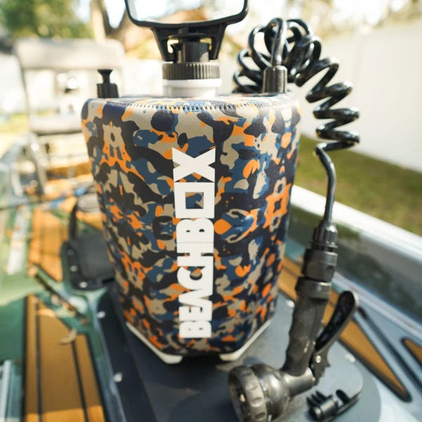 BeachBox - Portable Outdoor Shower Tank and Sprayer